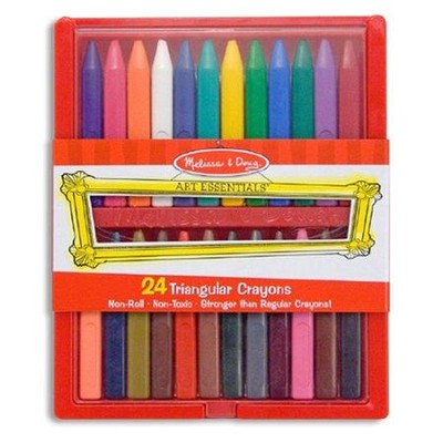 24 Triangular Crayons
