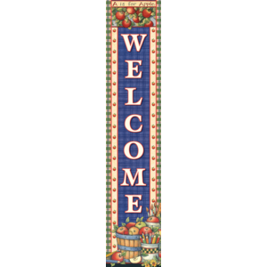 Apples Welcome Vertical Banner