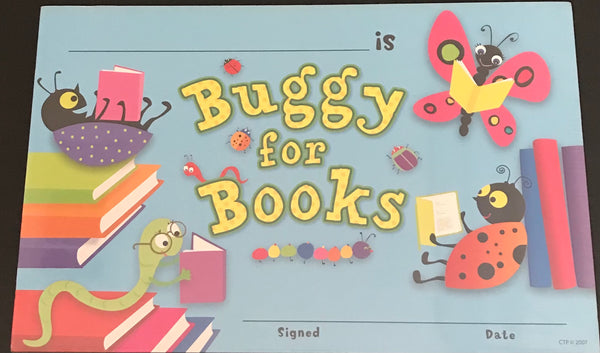 Buggy for Books Award (30/Package)