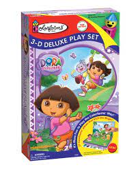 3-D Deluxe Play Set: Dora the Explorer Ages 3-8