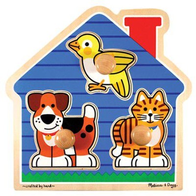Jumbo Knob Puzzles: House Pets