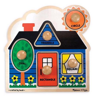 Jumbo Knob Puzzles: First Shapes