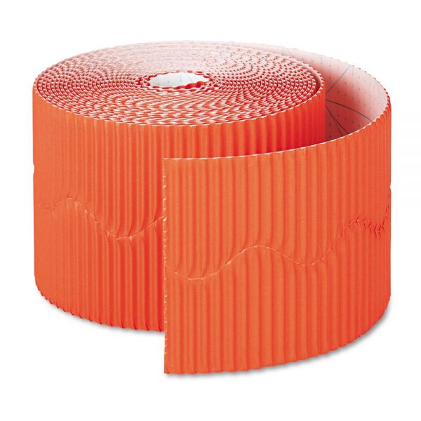 Orange Bordette Pre-Scalloped Border Roll (50'/Package)