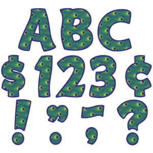 Peacock Funtastic 4" Letters Combo Pack
