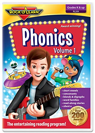 Rock N Learn: Phonics Volume 1 Grades K+ DVD