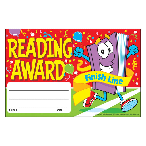 Reading Award (30/Package)