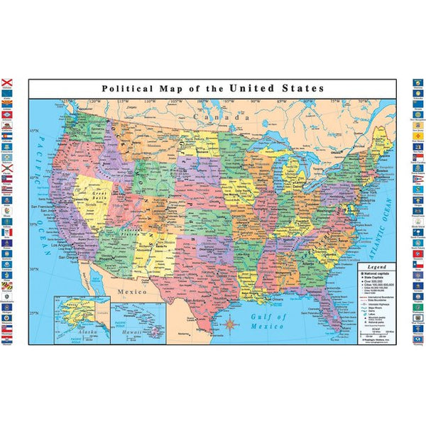Replogle Map of the United States