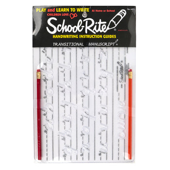 School-Rite Handwriting Instruction Guides Transitional Manuscript (Lower Case)