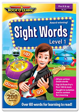 Rock N Learn: Sight Words Level 1 Grades PreK+ DVD
