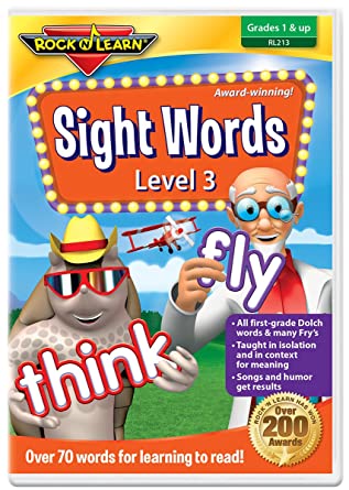 Rock N Learn: Sight Words Level 3 Grades 1+ DVD