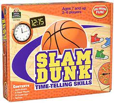 Slam Dunk Time-Telling Skills Ages 7+ (Grades 2+)