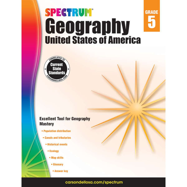 Spectrum Geography United States of America Grade 5