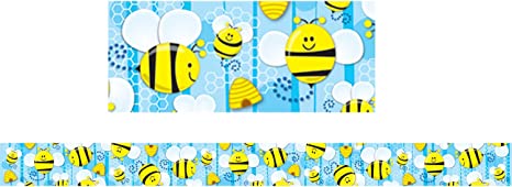 Bees 3" Straight Border (36'/Package)