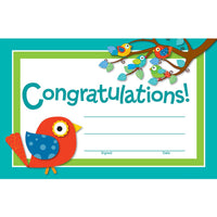 Boho Birds Congratulation Awards (30/Package)