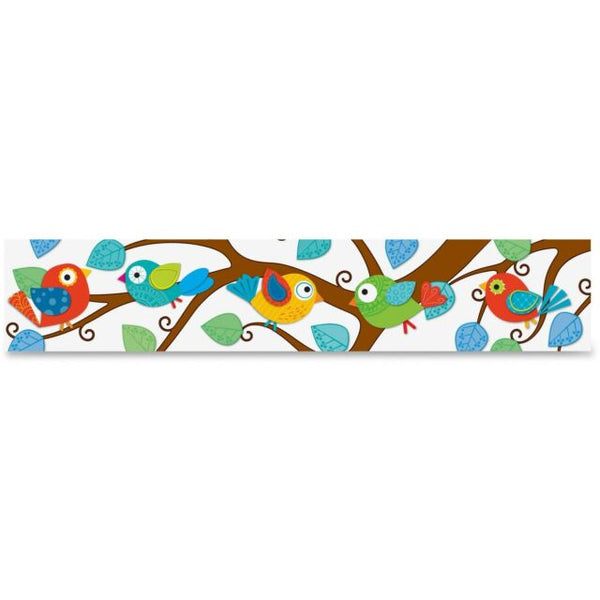 Boho Birds 3" Straight Border (36'/Package)