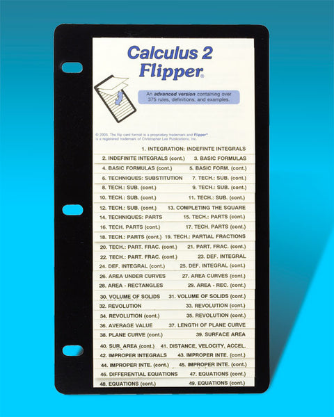 The Flippers: Calculus 2 Flipper