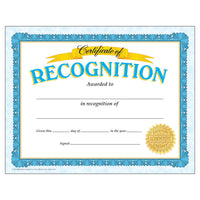 Certificate of Recognition (30/Package)