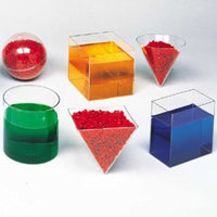 Clear Plastic Geometric Volume