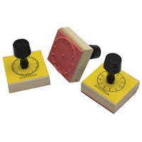 Educational Rubber Stamps: 3 Clock Set