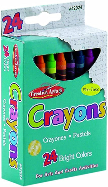 Crayons 24 Bright Colors