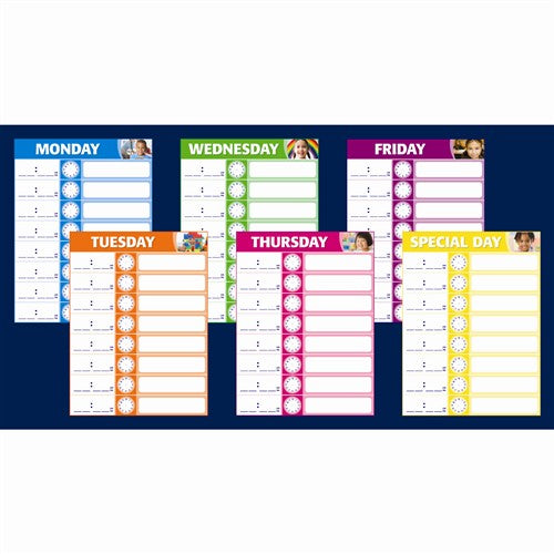 Daily Schedule Bulletin Board Set