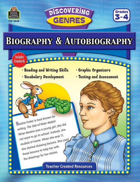 Discovering Genres: Biography & Autobiography Grades 3-4