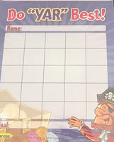 Do "YAR" Best! Personal Incentive Chart