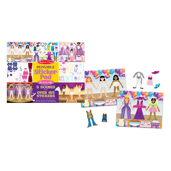 Reusable Sticker Pad: Dress-Up Ages 3+