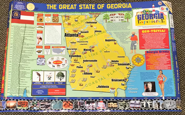 Georgia State Poster 34"x22"