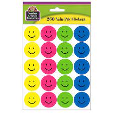 Happy Face Valu-Pac Stickers (260/Package)