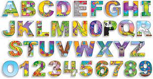 Illustrated Alphabet & Numbers Bulletin Board Set