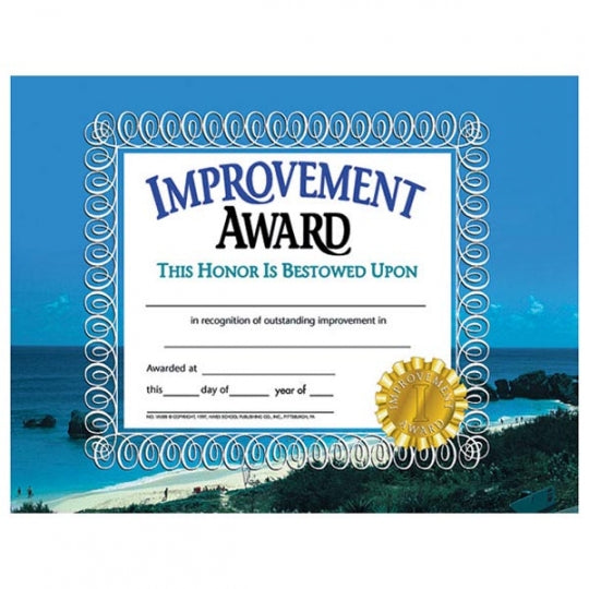 Improvement Award (30/Package)