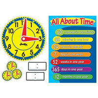 Judy Clock Bulletin Board Set