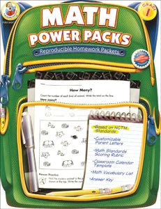 Math Power Packs Grade 1