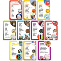 Math Word Banks Bulletin Board Set