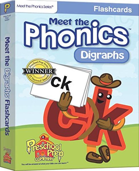 Meet the Phonics: Digraphs Flashcards