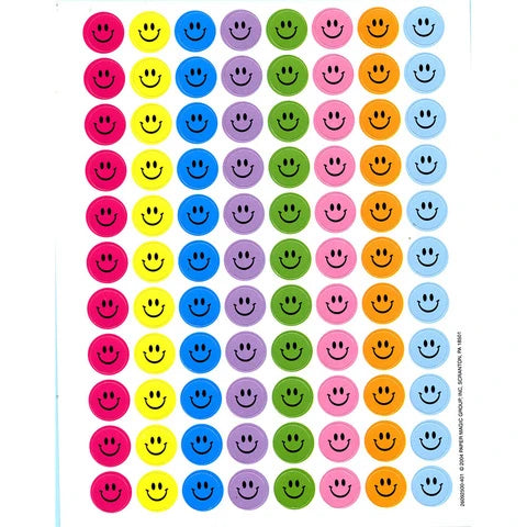 Smile Faces Mini Stickers (704/Package)