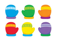 Multicolor Mittens