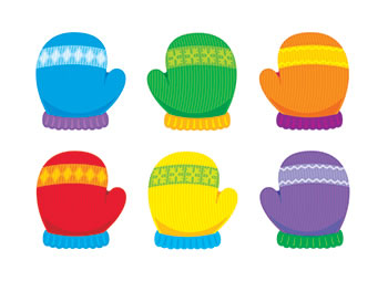Multicolor Mittens