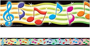 Musical Notes Straight Border (35'/Package)