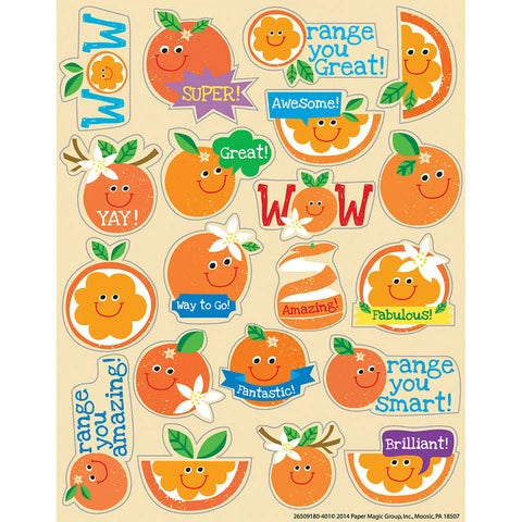 Orange Scented Stickers (80/Package)