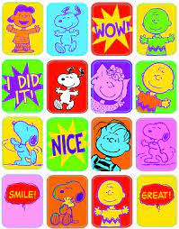 Peanuts Motivational Stickers (32/Package)