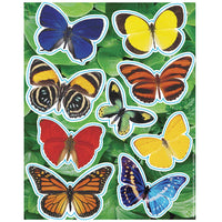 Photo Butterfly Glitter Stickers (36/Package)