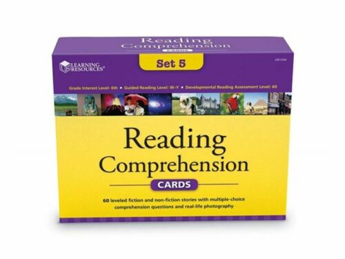 Reading Comprehension Cards Set 5 Grade 6