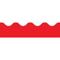 Red Scalloped Border (39'/Package)