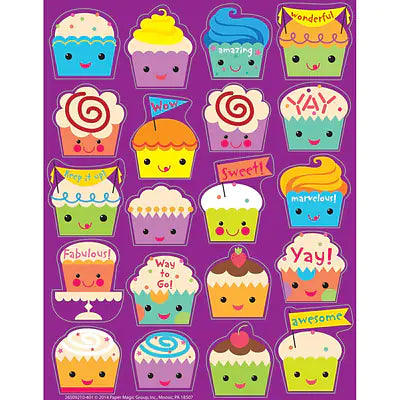 Scented Cupcake Sticker (80/Package)