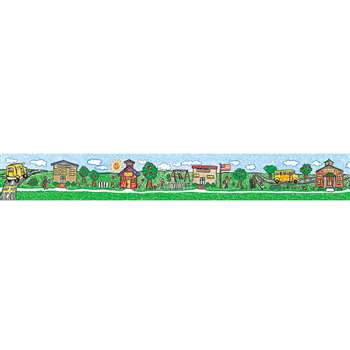 School Days 3" Straight Border (36'/Package)