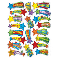 Shooting Stars Sparkle Stickers (2 Sheets/Package)