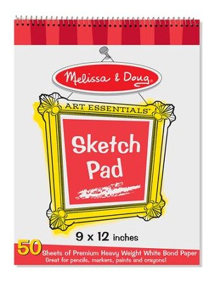 Portfolio Quality Sketch Pad 9" x 12" (50 Sheets/Pad)