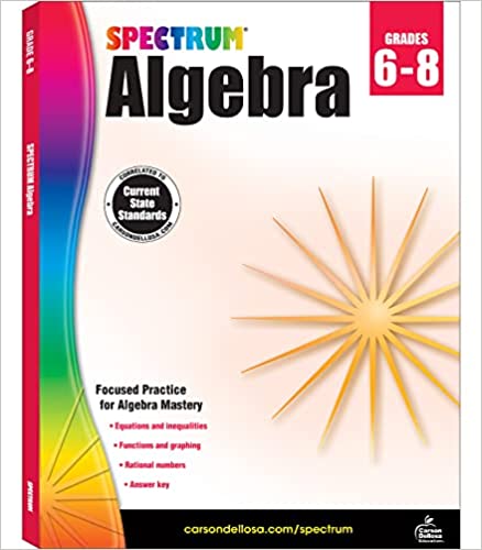 Spectrum Algebra Grades 6 to 8